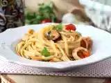 Pasta con mariscos, pasta ai frutti di mare, foto 3