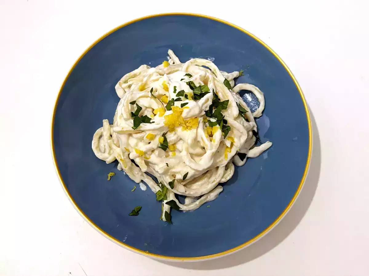 Pasta con ricotta y limón, una receta fácil, rápida y deliciosa - foto 2