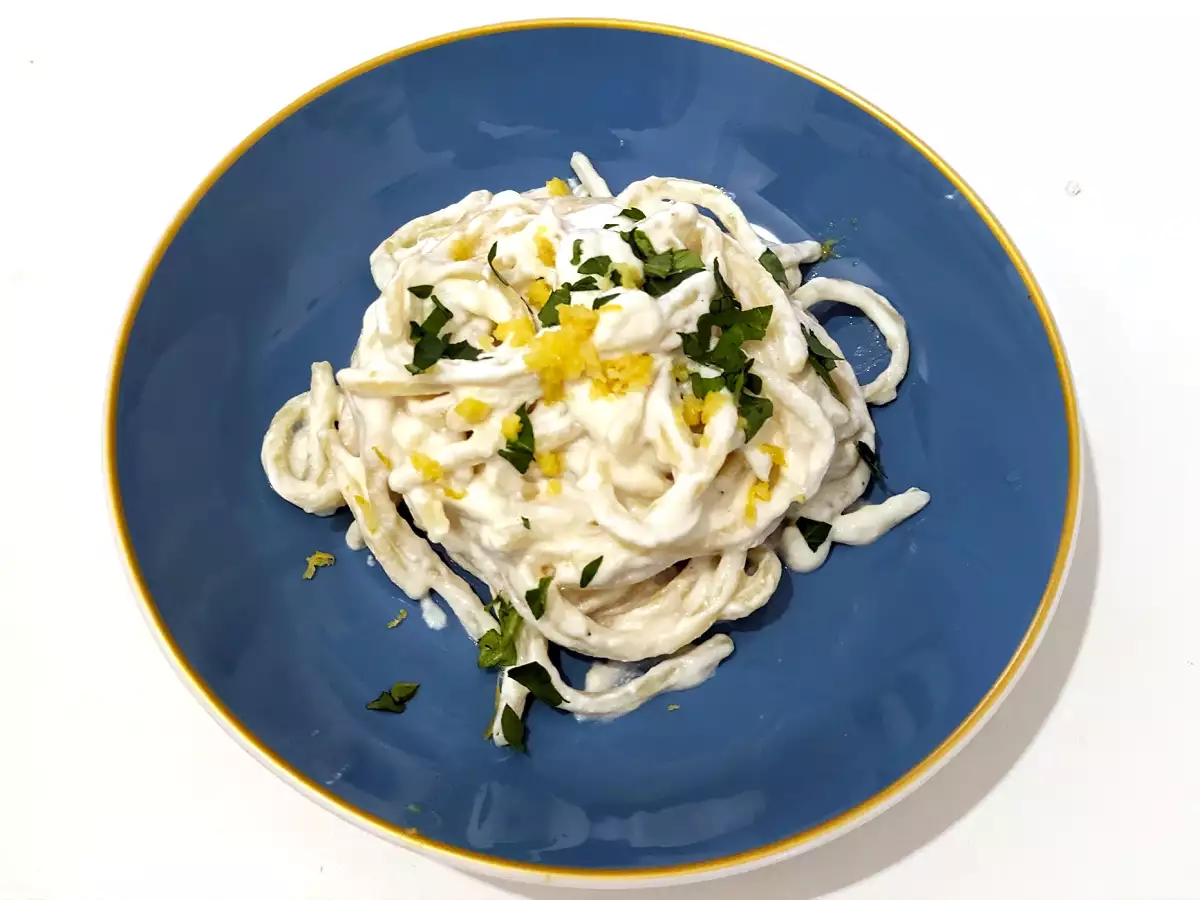 Pasta con ricotta y limón, una receta fácil, rápida y deliciosa - foto 4