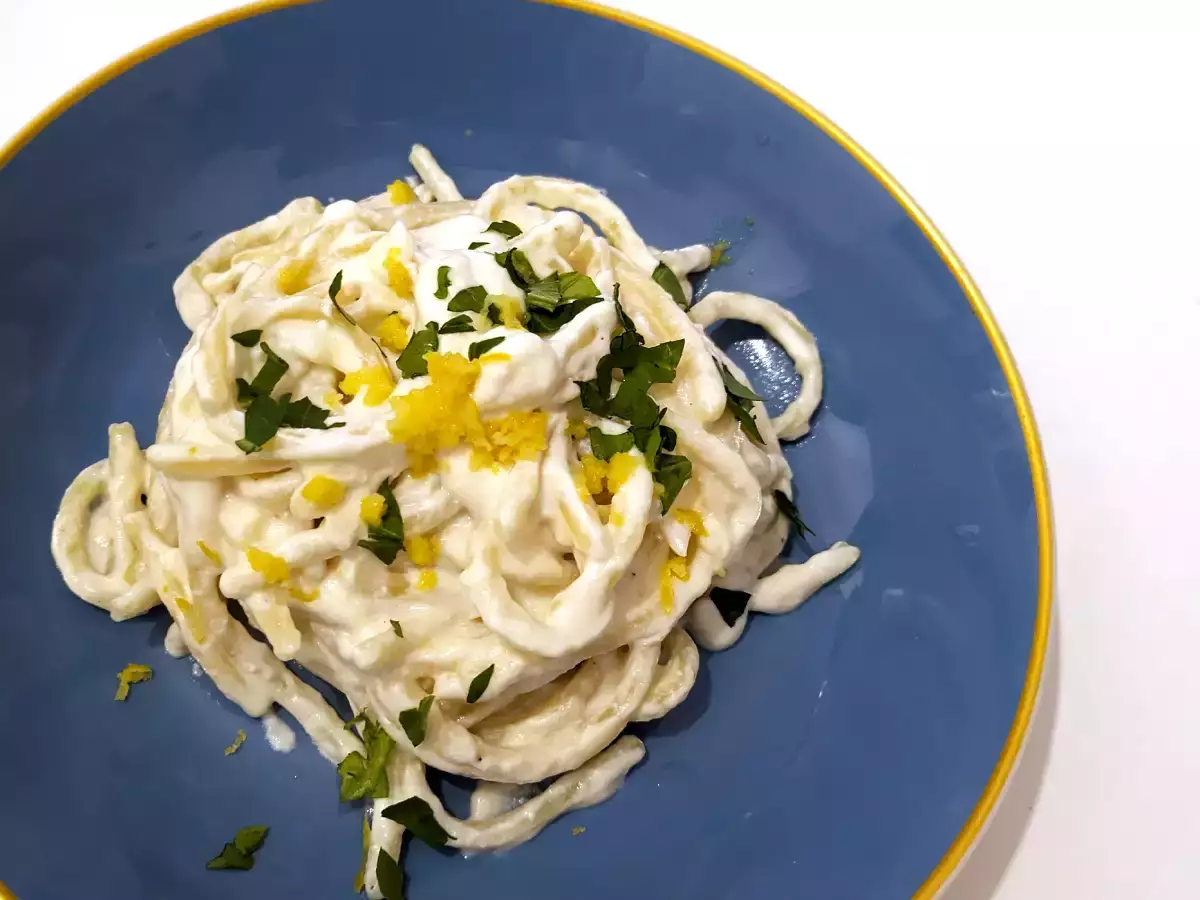 Pasta con ricotta y limón, una receta fácil, rápida y deliciosa - foto 5