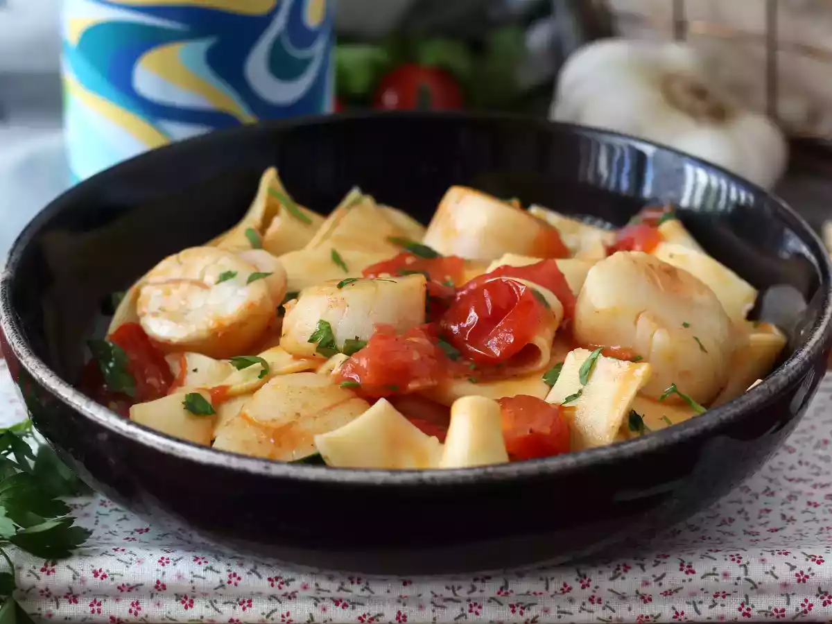 Pasta con vieiras y tomates cherry: una receta sofisticada y deliciosa - foto 2