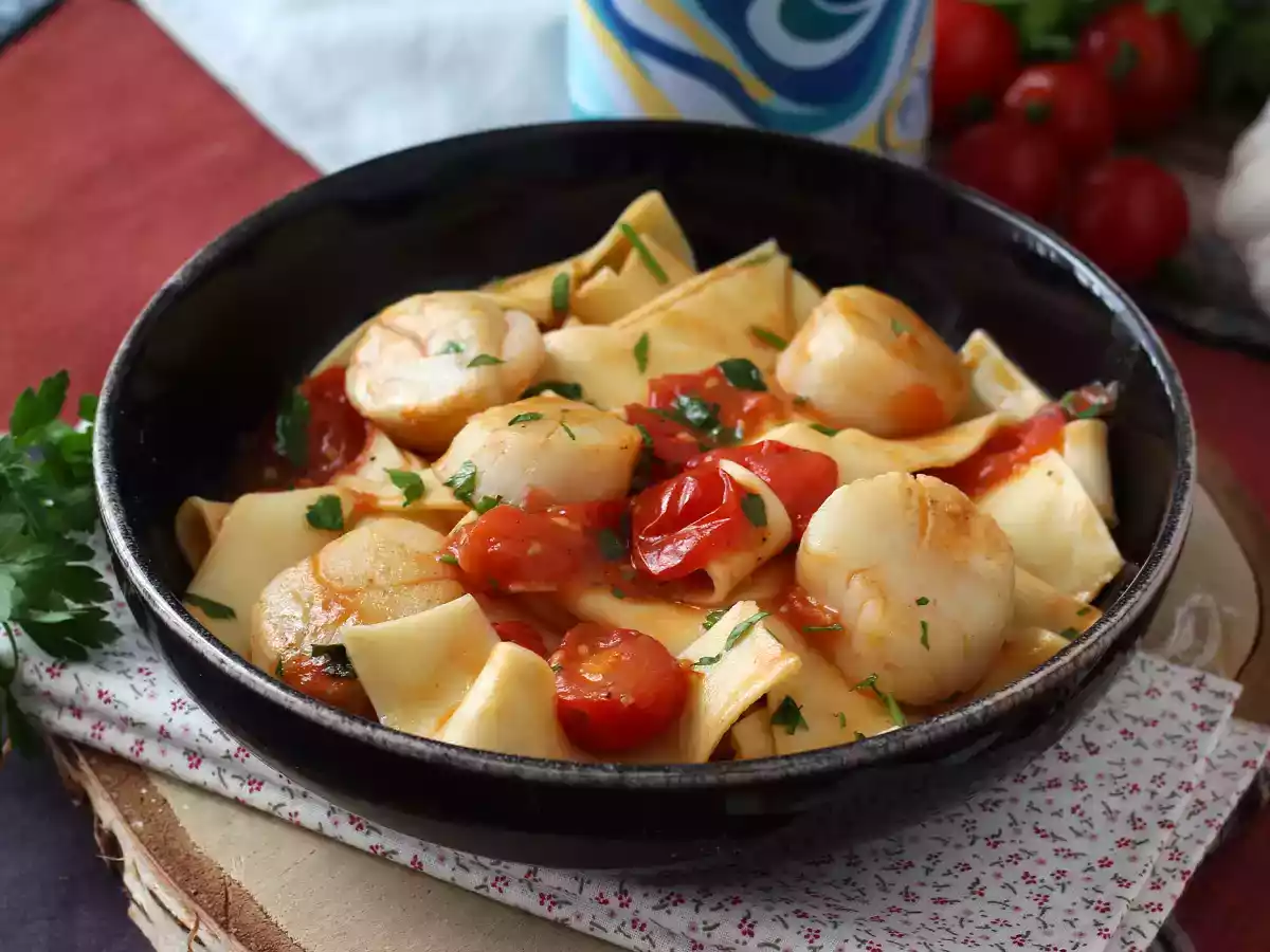 Pasta con vieiras y tomates cherry: una receta sofisticada y deliciosa - foto 5