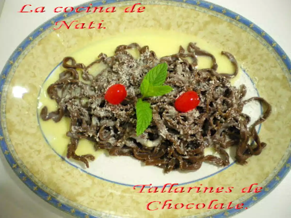 PASTA DE CHOCOLATE.
