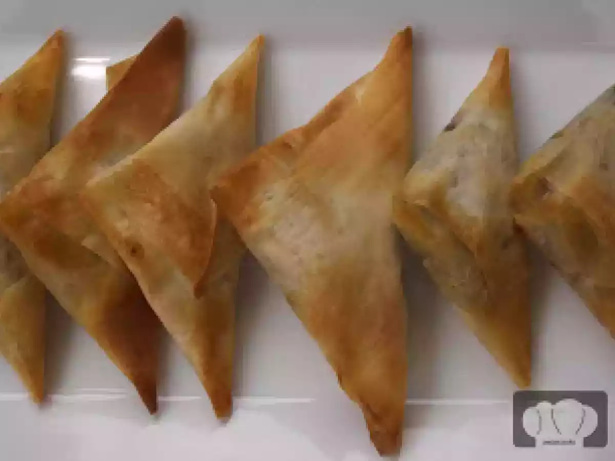 Pasta filo rellena de tres variedades - foto 2