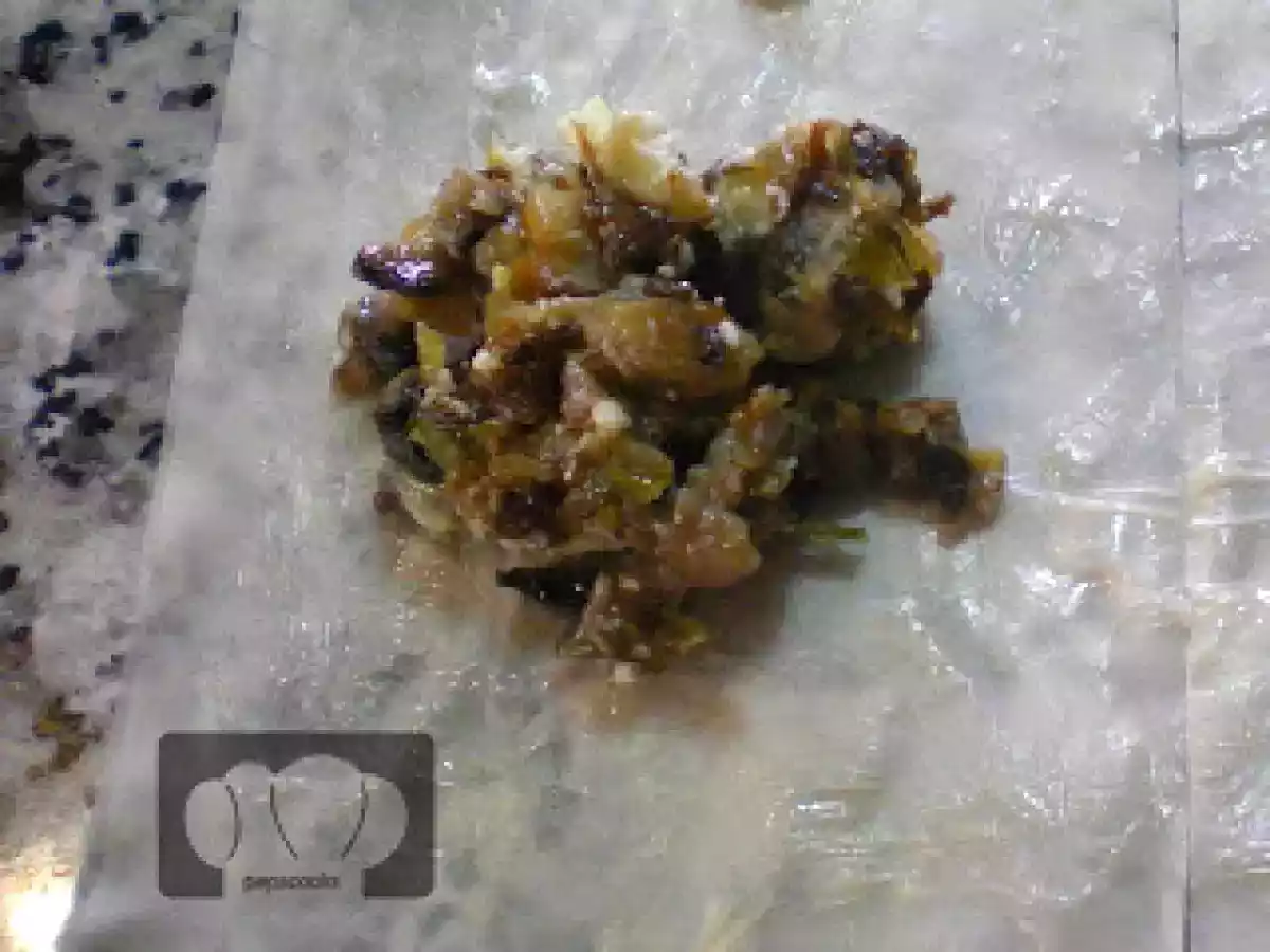 Pasta filo rellena de tres variedades - foto 4