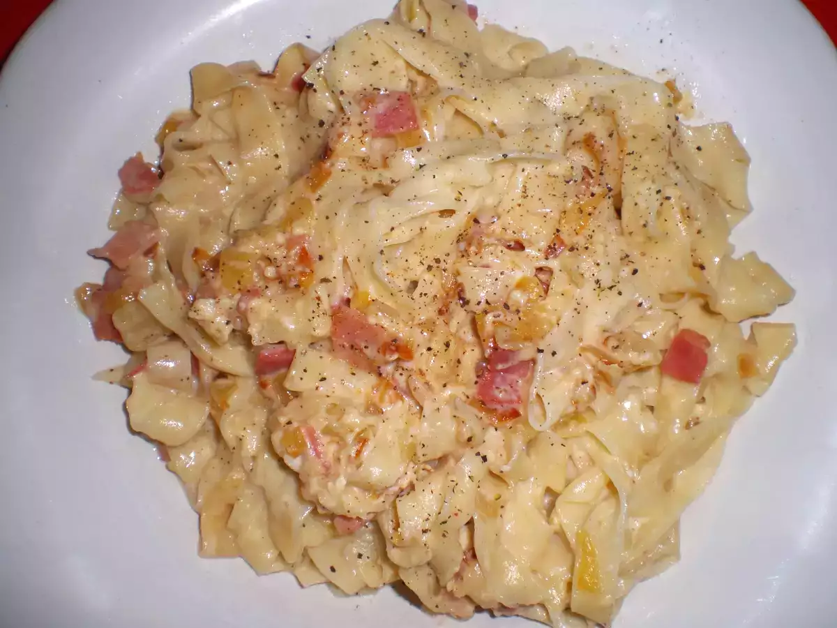 Pasta fresca a la carbonara - foto 2