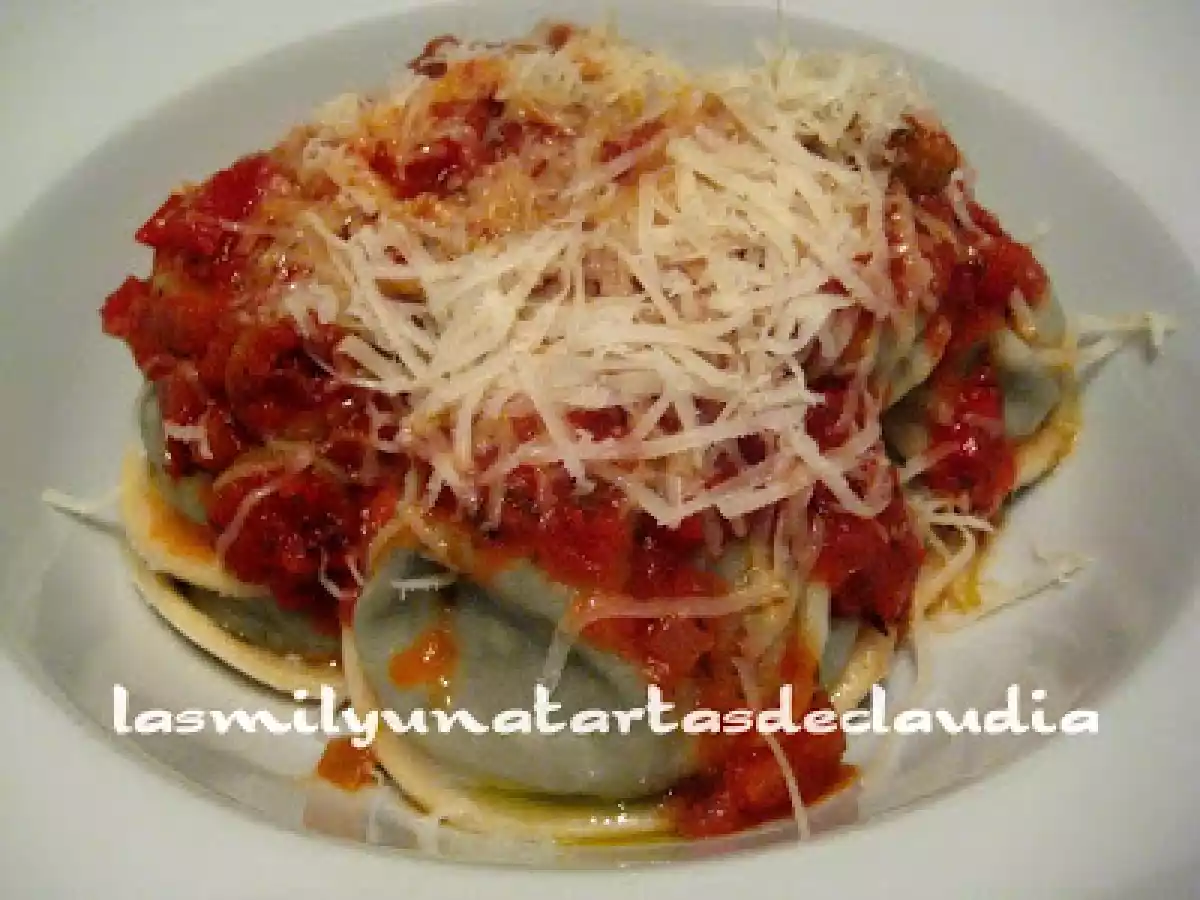 Pasta fresca casera, sorrentinos de espinacas - foto 2