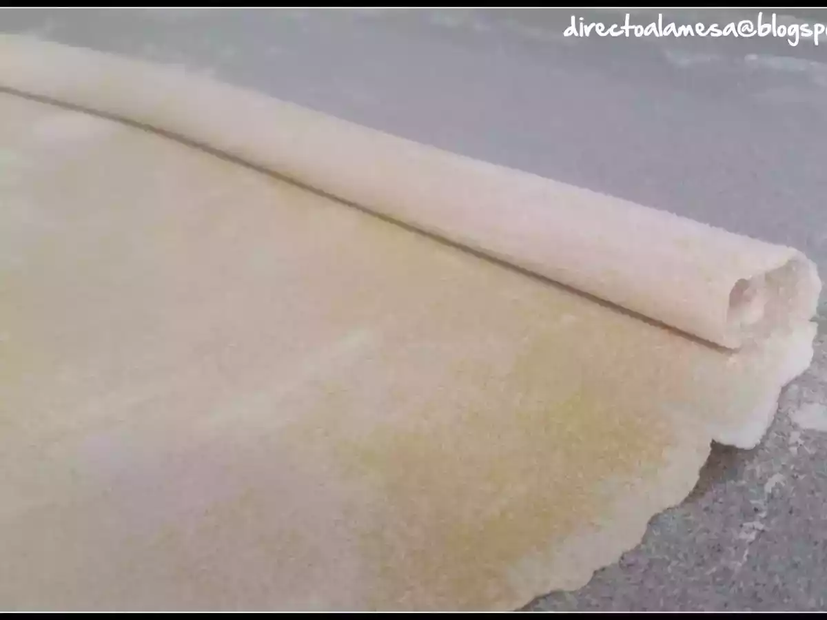 Pasta fresca: Fettuccine (sin máquina)