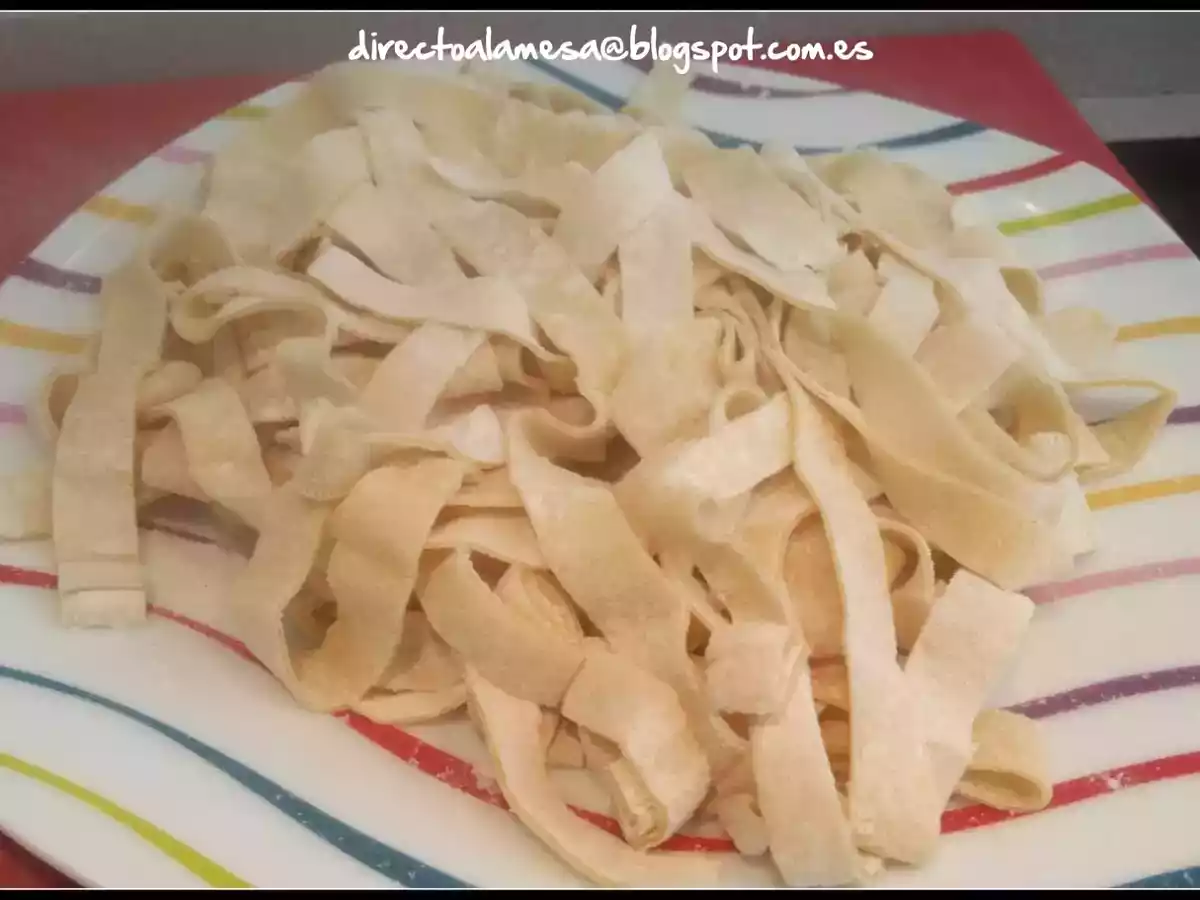 Pasta fresca: Fettuccine (sin máquina) - foto 10