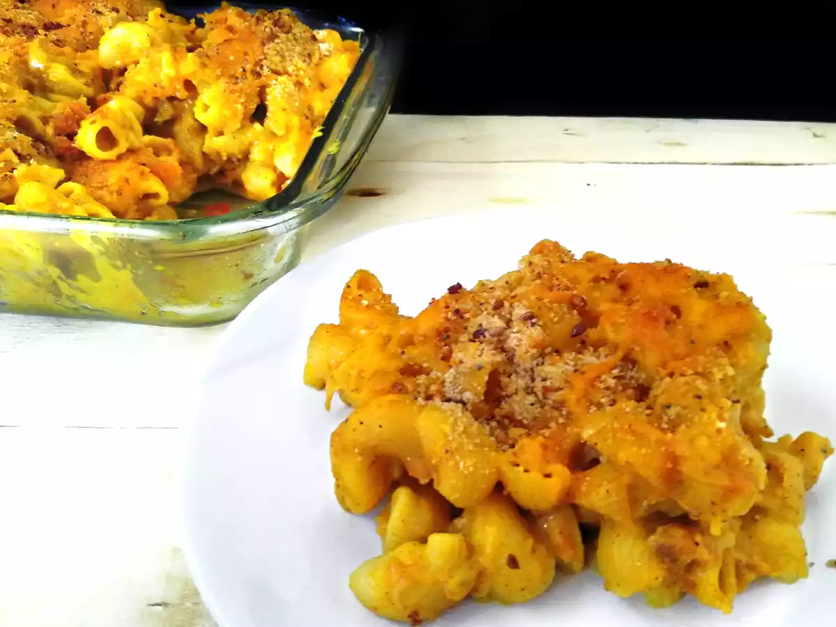 Pasta gratinada con queso al estilo indio - foto 2