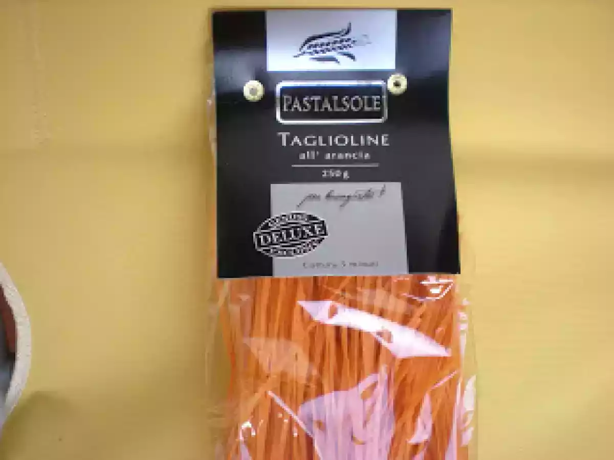 Pasta italiana a la naranja - foto 2