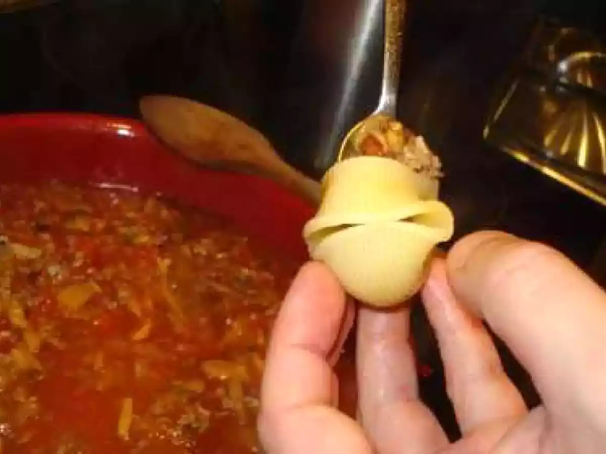 Pasta Lumaconi rellena - foto 3