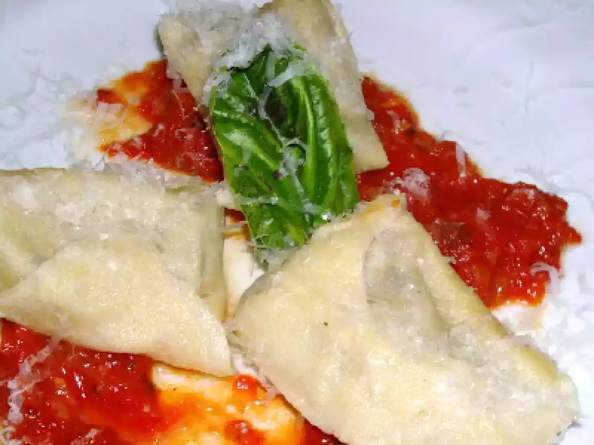 Pasta rellena de Cordero