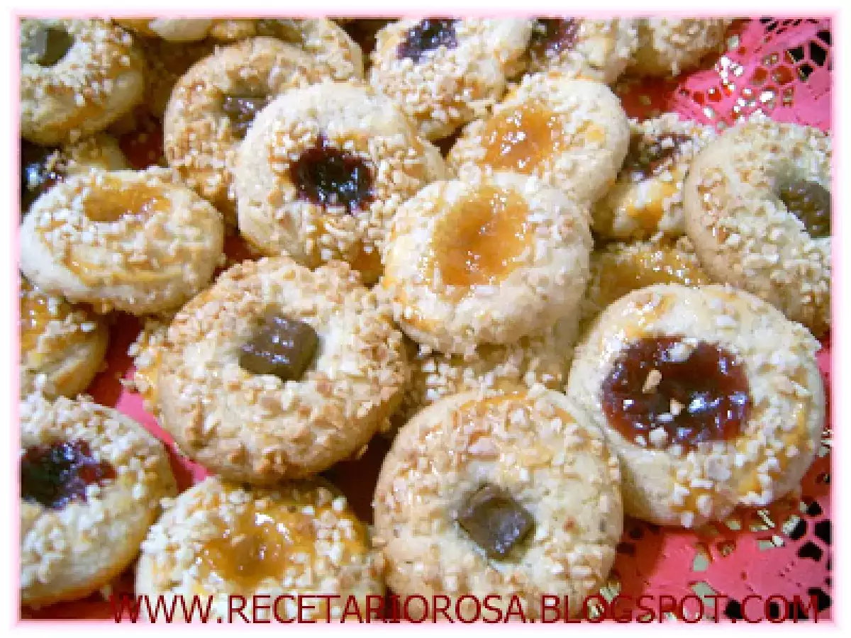 PASTAS MANTECADAS CON MERMELADA