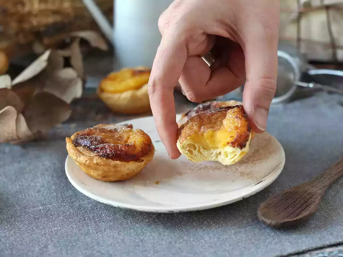 Pastéis de nata en freidora de aire. La receta fácil y rápida del tradicional dulce portugués - foto 7