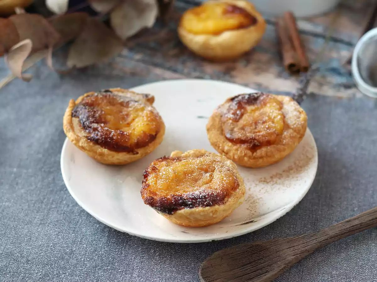 Pastéis de nata en freidora de aire. La receta fácil y rápida del tradicional dulce portugués - foto 5