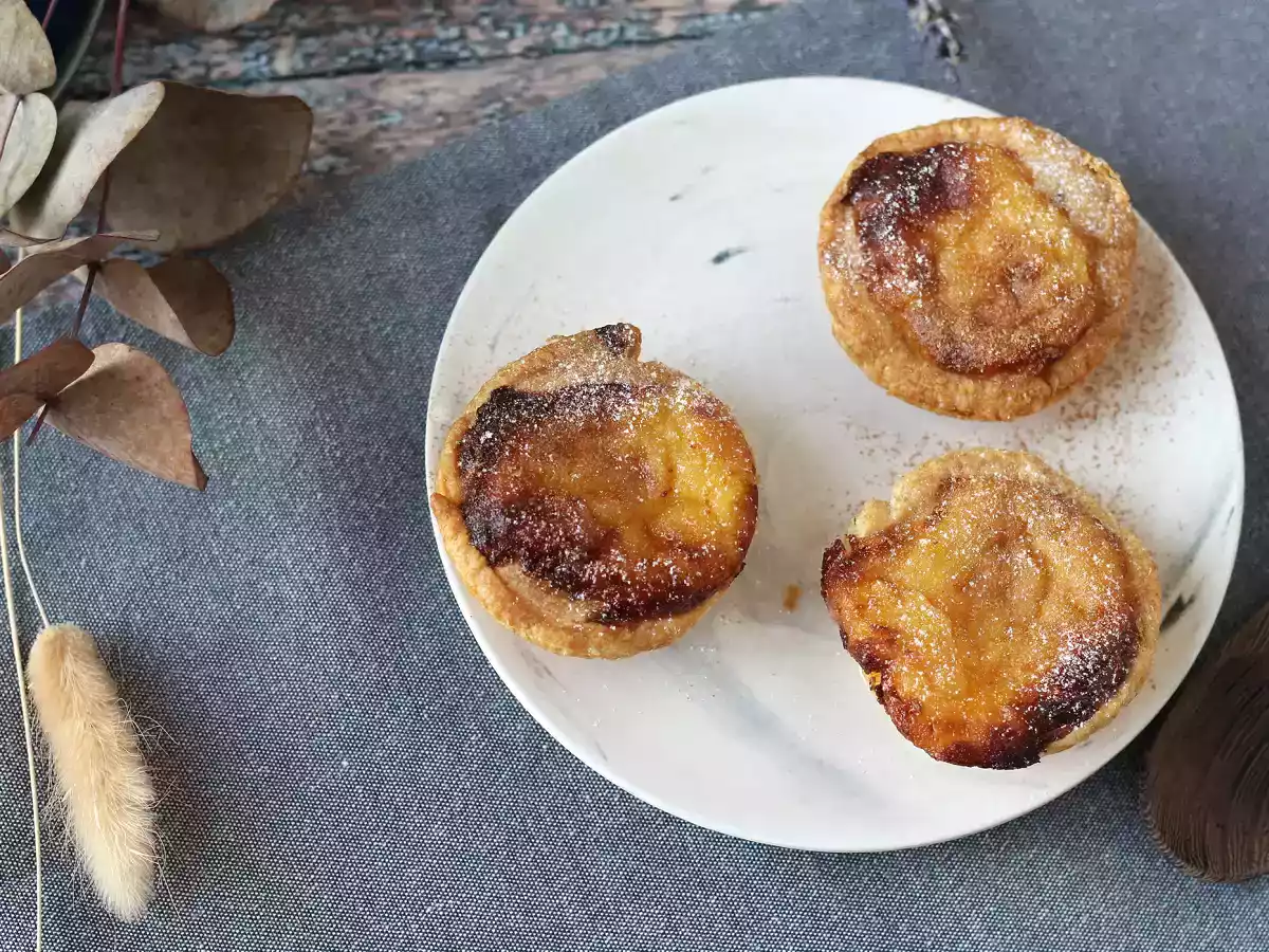Pastéis de nata en freidora de aire. La receta fácil y rápida del tradicional dulce portugués - foto 8