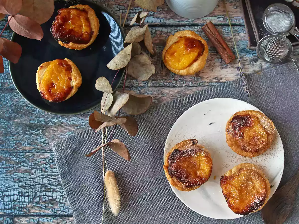 Pastéis de nata en freidora de aire. La receta fácil y rápida del tradicional dulce portugués - foto 4