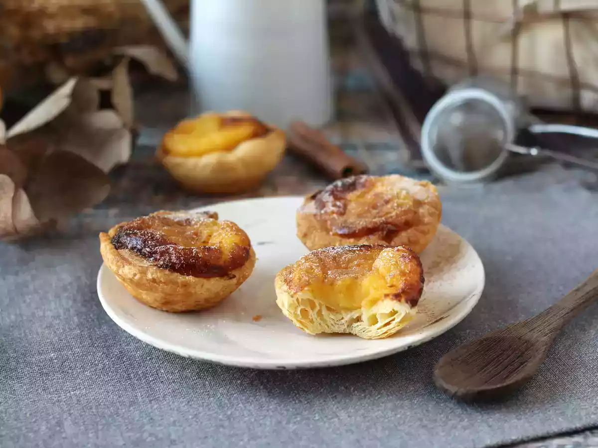 Pastéis de nata en freidora de aire. La receta fácil y rápida del tradicional dulce portugués - foto 2