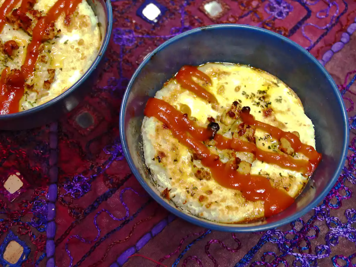 Pastel árabe de patata y pollo