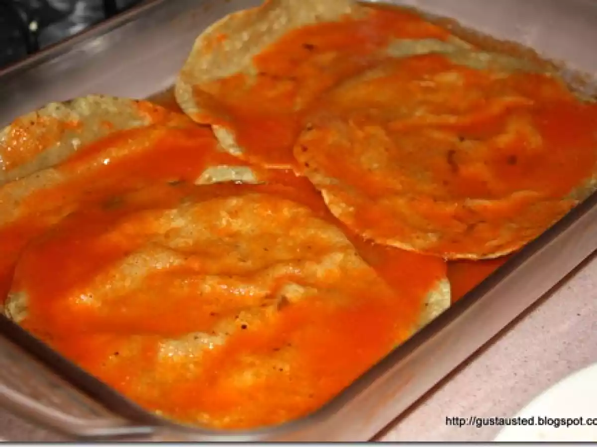 Pastel azteca (se hace con tortillas de maíz) - foto 3