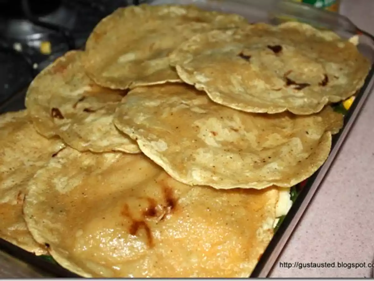 Pastel azteca (se hace con tortillas de maíz) - foto 6