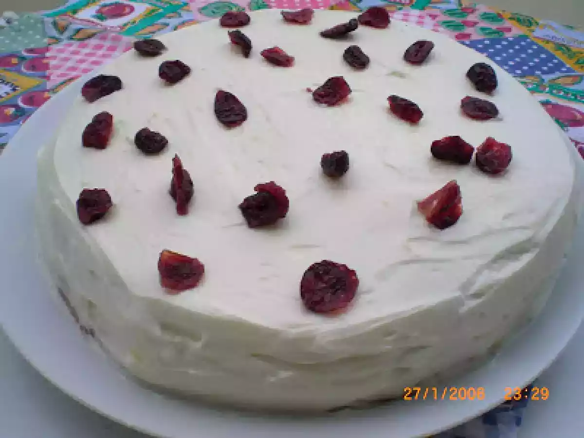 Pastel de Arándanos y Pera