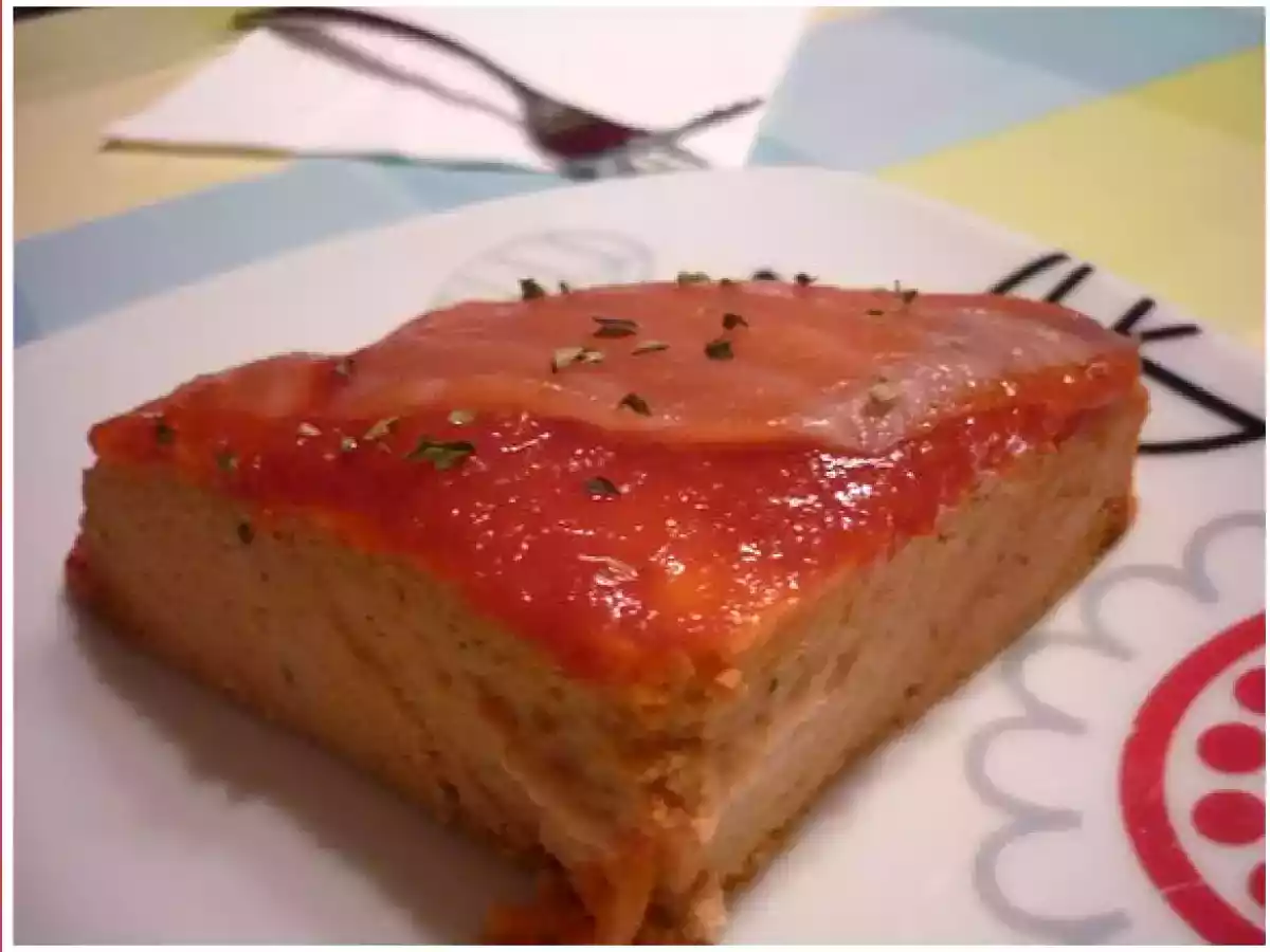 Pastel de atún al microondas