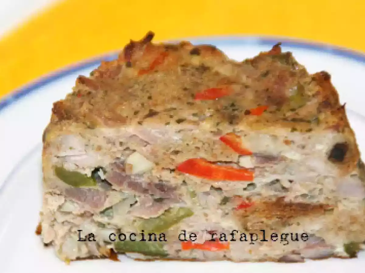 Pastel de atún y verduras