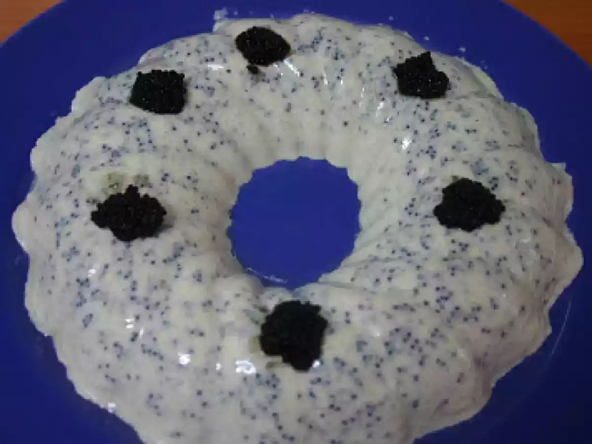 Pastel de bacalao con huevas de lumpo.