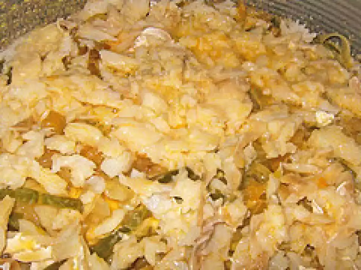 Pastel de bacalao, patatas y pimientos - foto 5