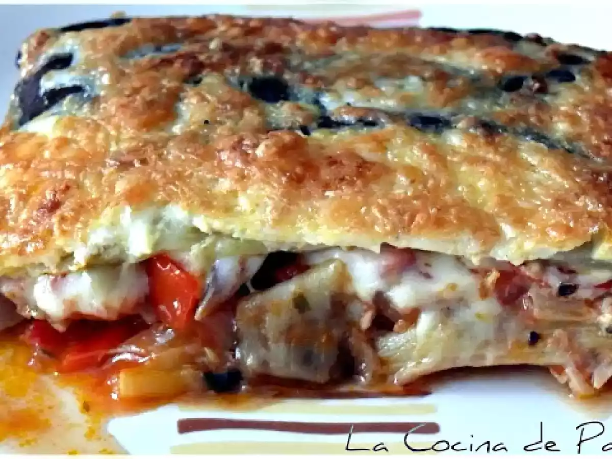 PASTEL DE BERENJENAS Y BONITO DEL NORTE