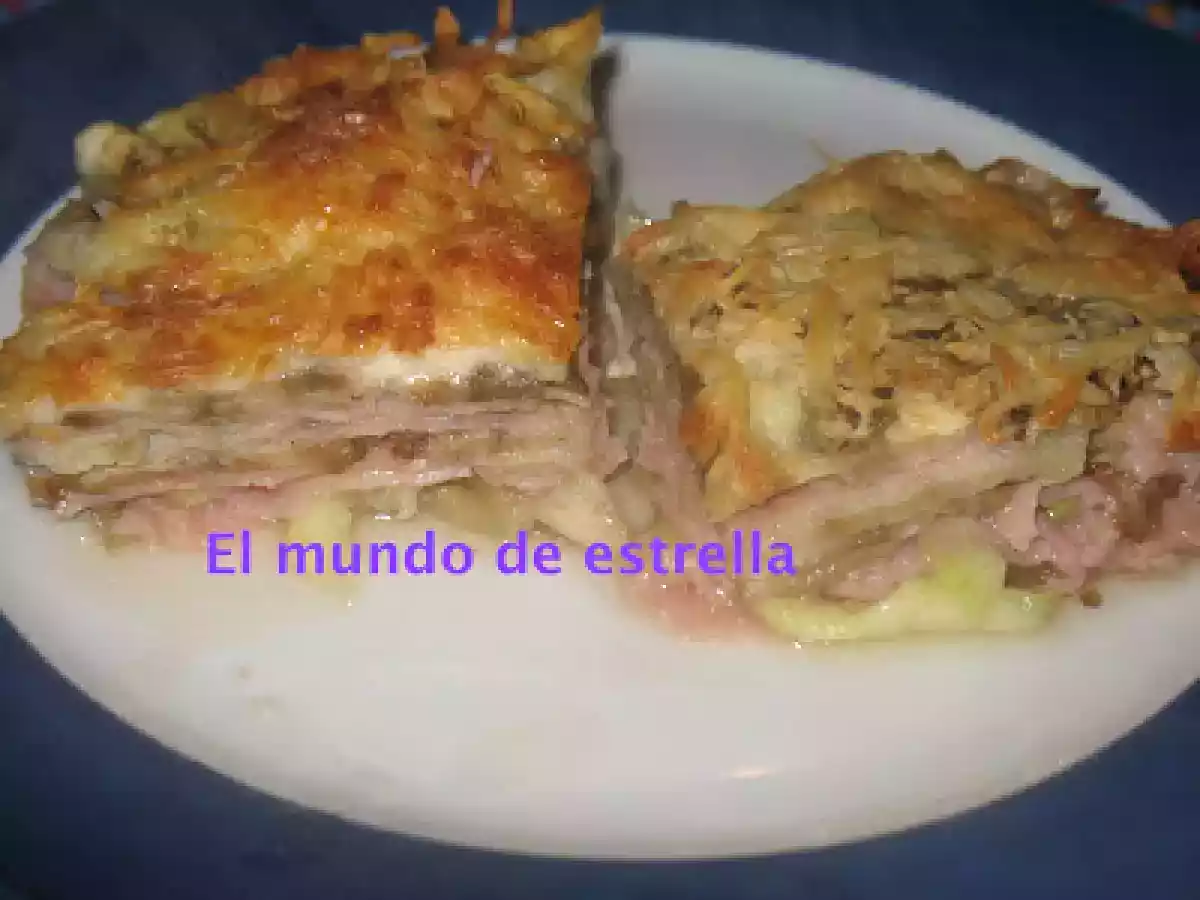 Pastel de berenjenas y calabacines