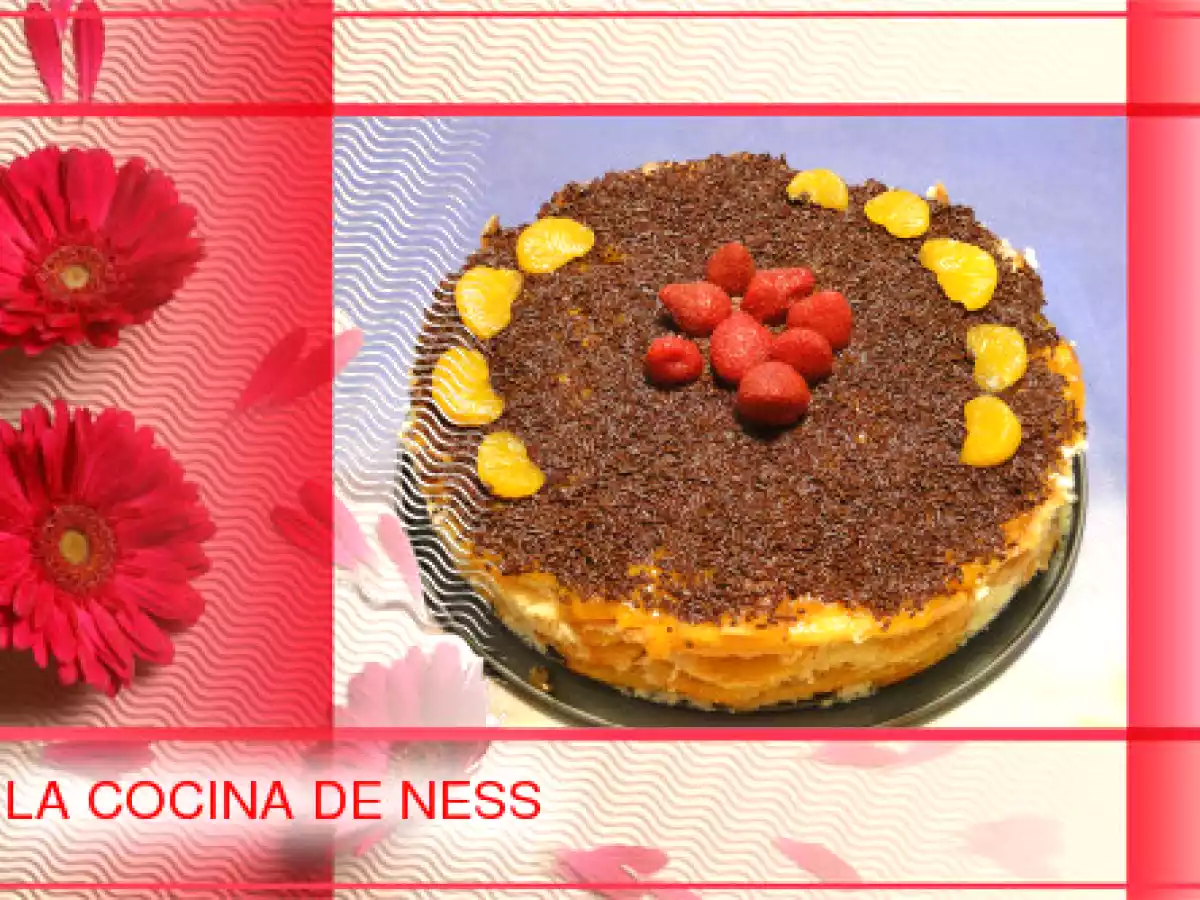 Pastel de bizcochos de soletilla