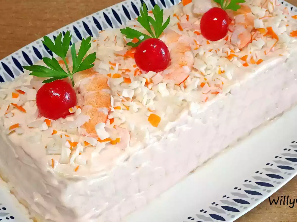 Pastel de cabracho y bonito