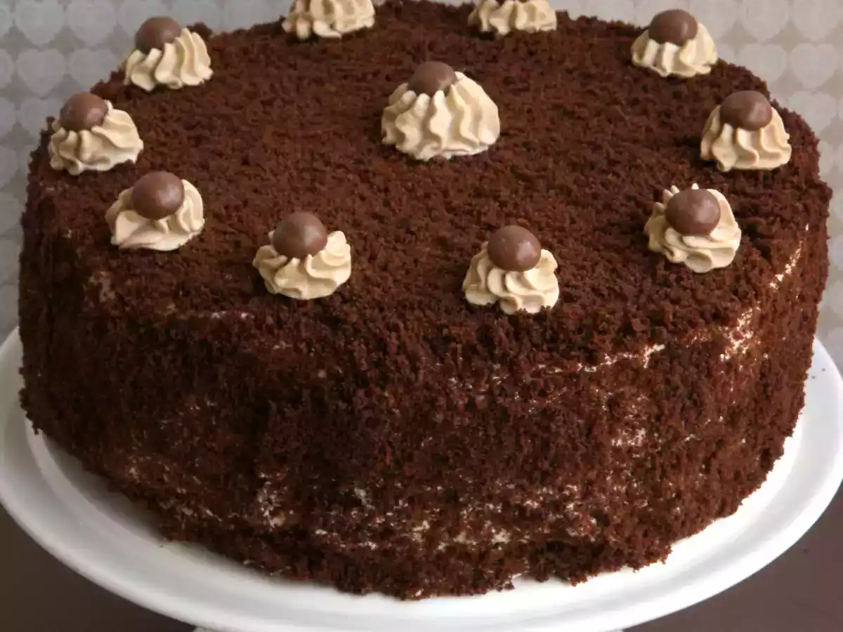 Pastel de café con leche