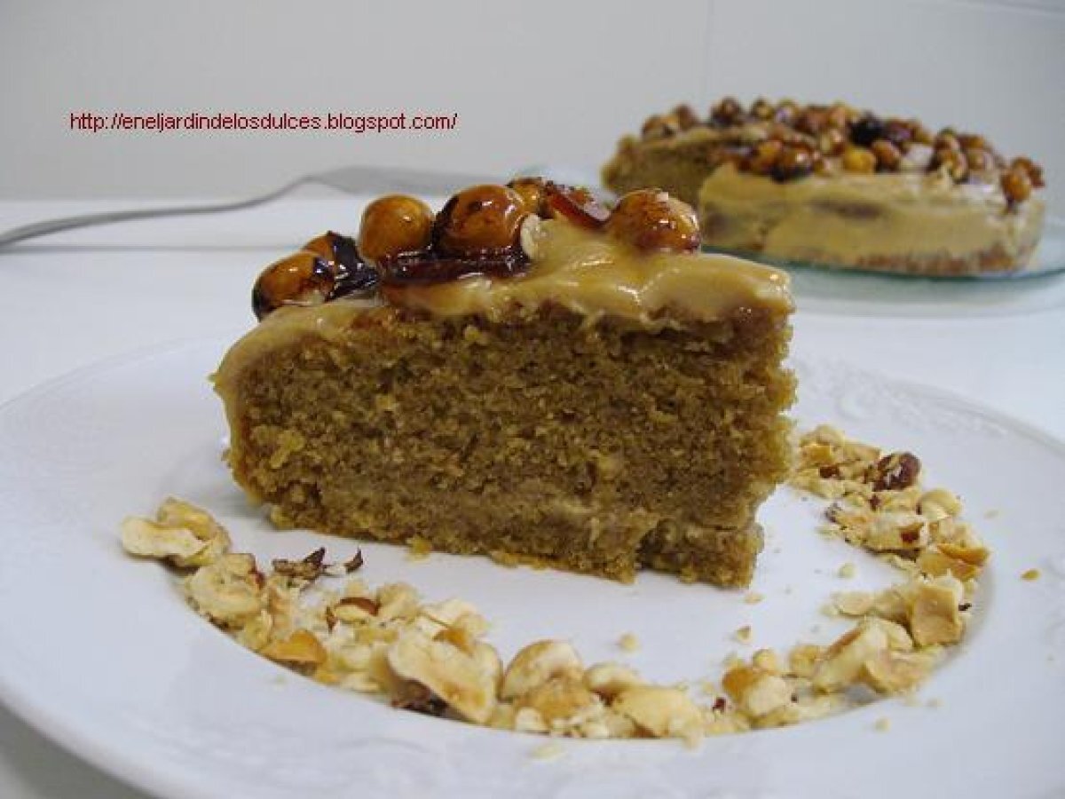 Pastel de café y praliné de avellanas, Receta Petitchef