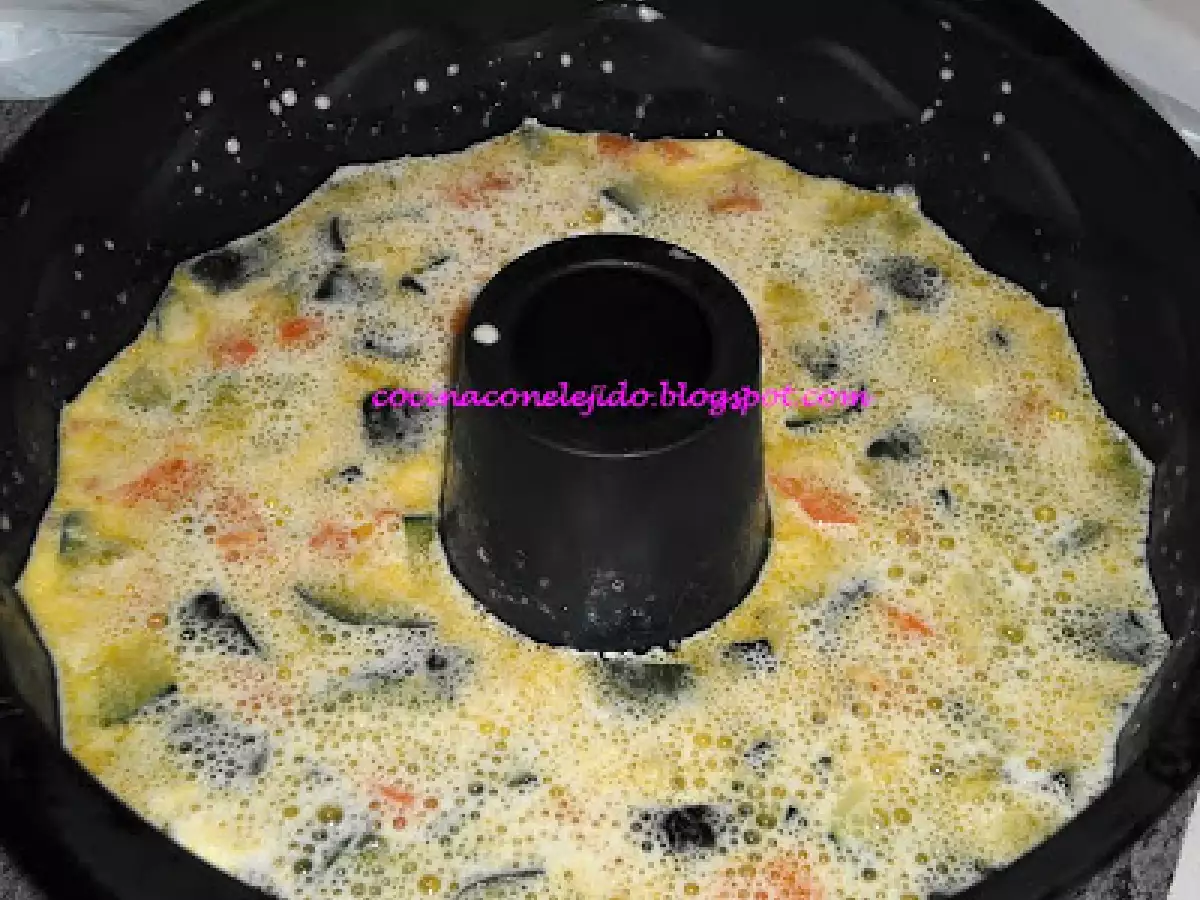 PASTEL DE CALABACIN EN MICROONDAS - foto 4