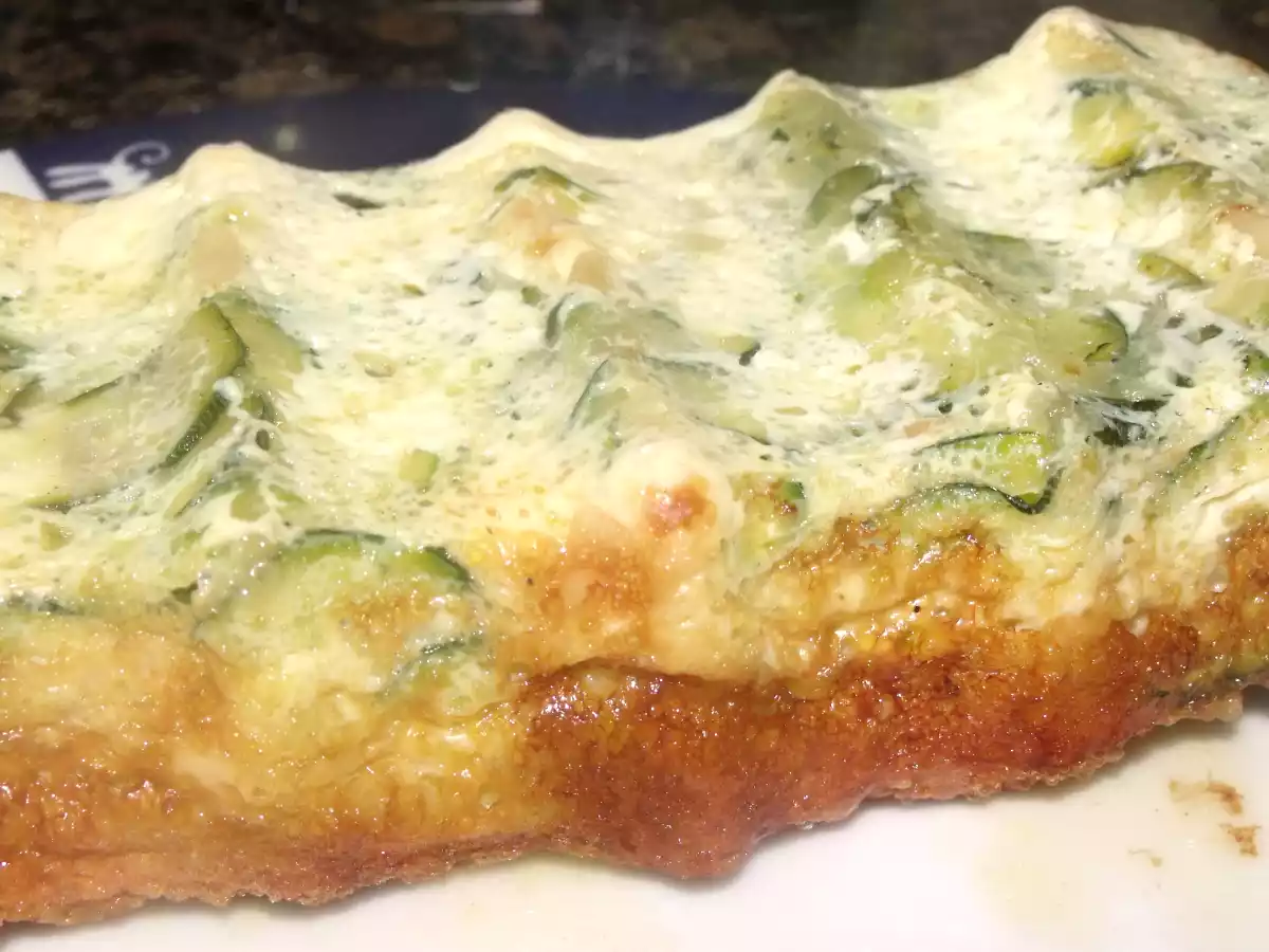 Pastel de calabacín y queso - foto 2