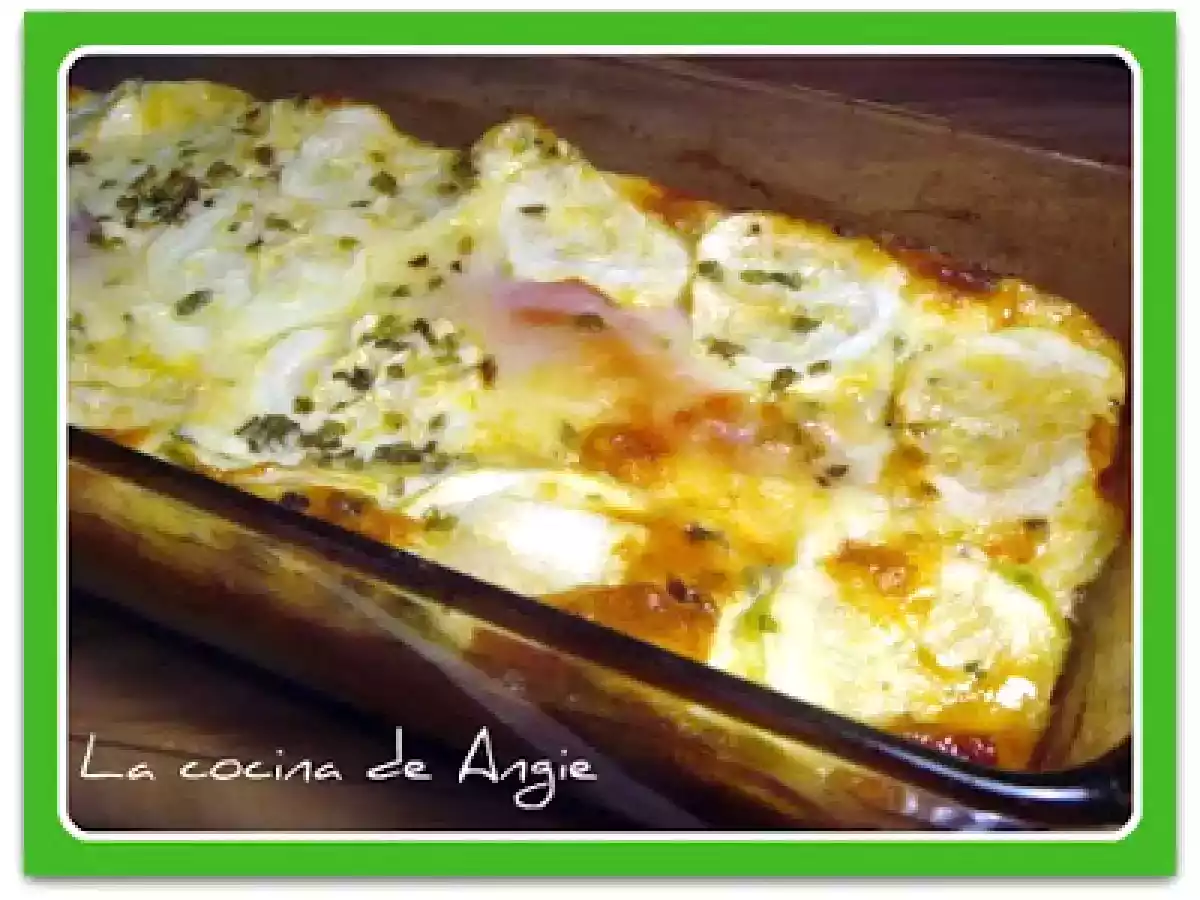 PASTEL DE CALABACÍN Y TOMATE