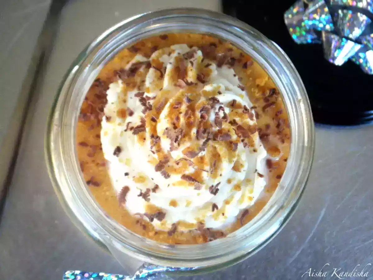 Pastel de calabaza y mandarina en bote - foto 2