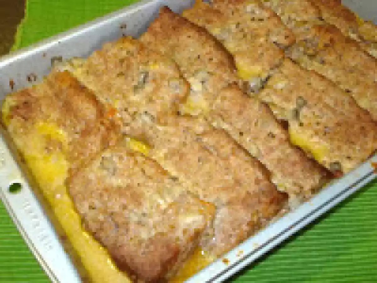 Pastel de carne con champiñones