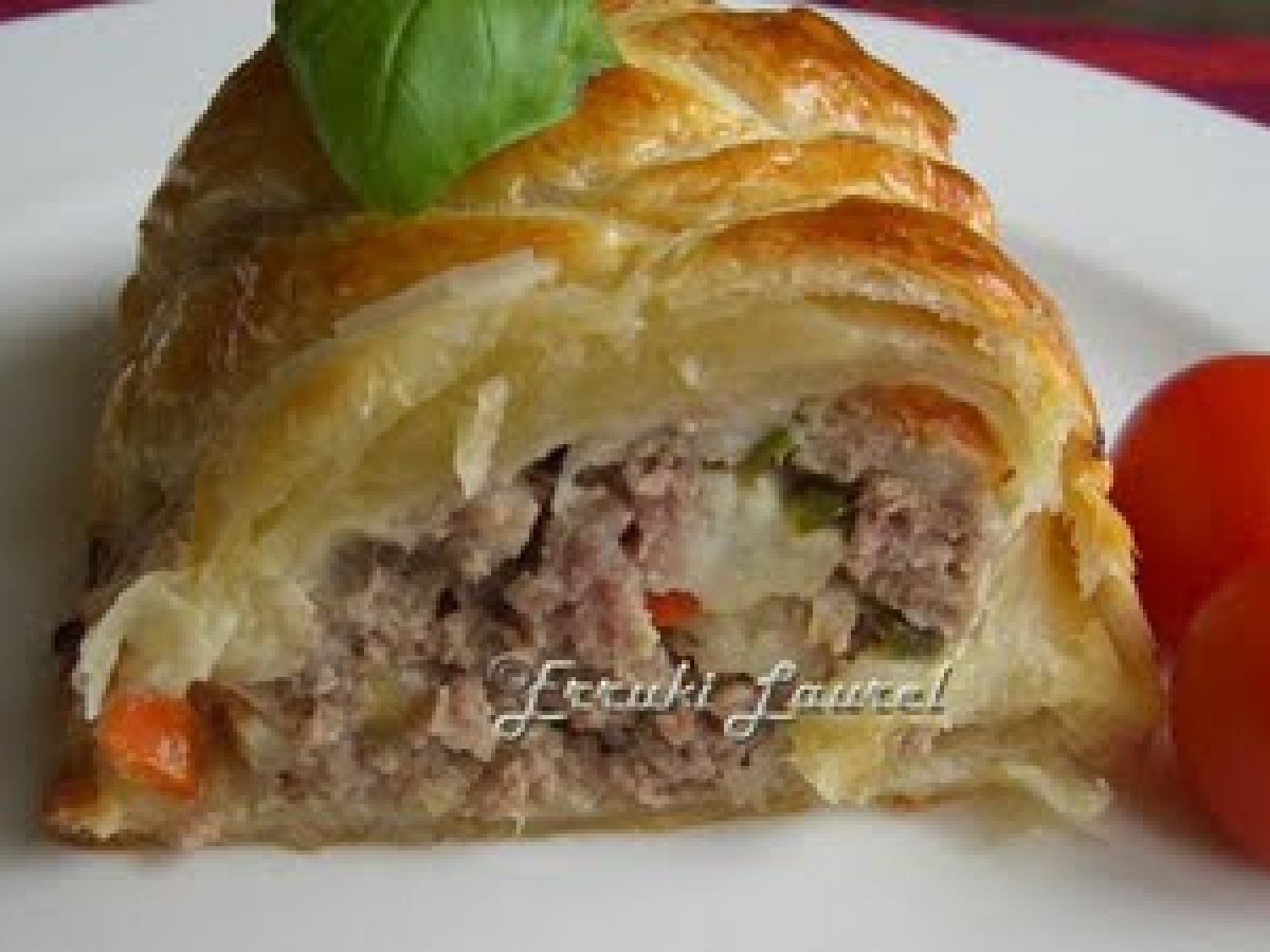 Pastel de carne en hojaldre Receta Petitchef