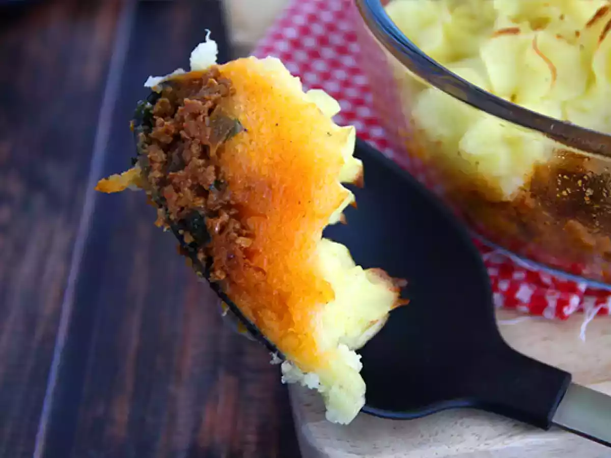 Pastel de carne francés (Hachis Parmentier) - foto 3