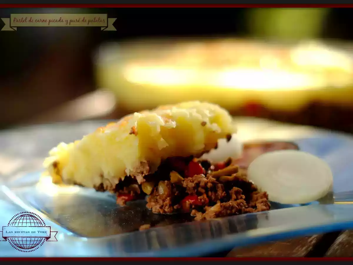 Pastel de carne picada y puré de patatas - foto 3