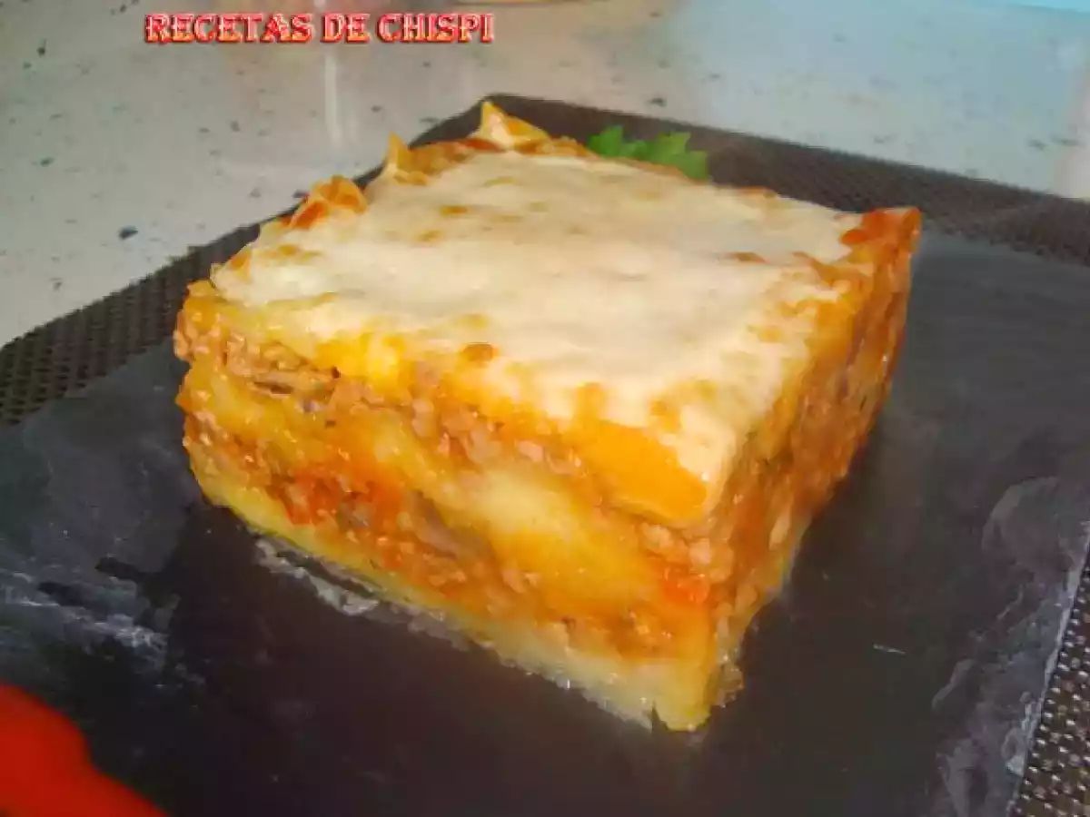 Pastel de carne y patatas