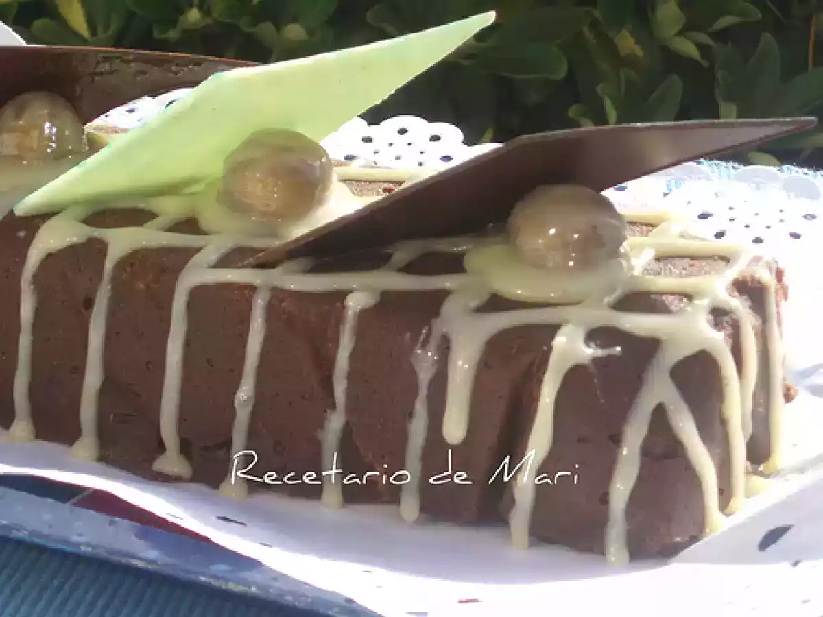 Pastel de castañas con chocolate - foto 2