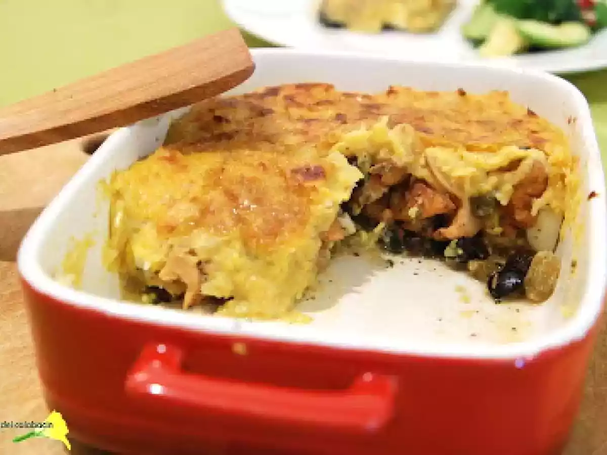 Pastel de choclo (maíz dulce) chileno