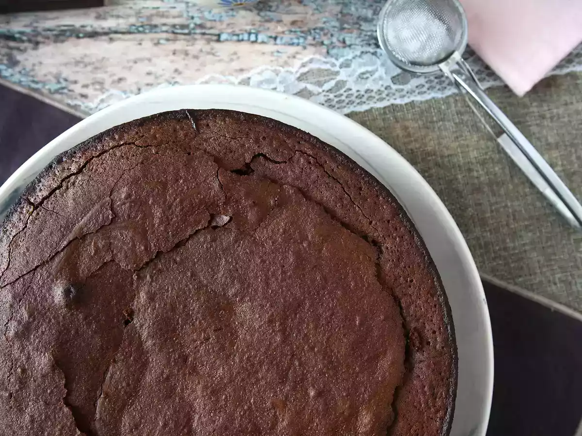 Pastel de chocolate super simple - foto 7