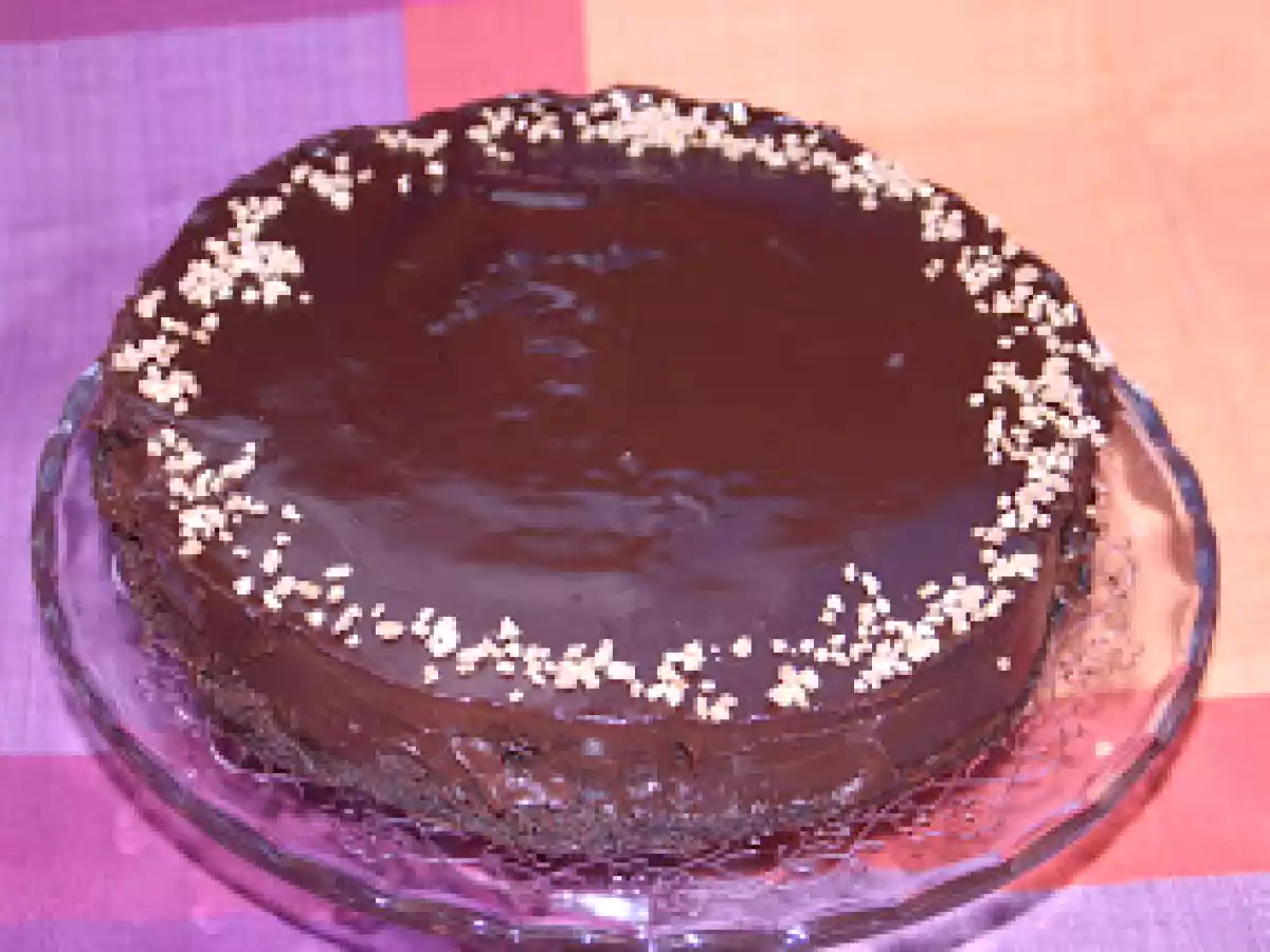 Pastel de chocolate y Coca- Cola